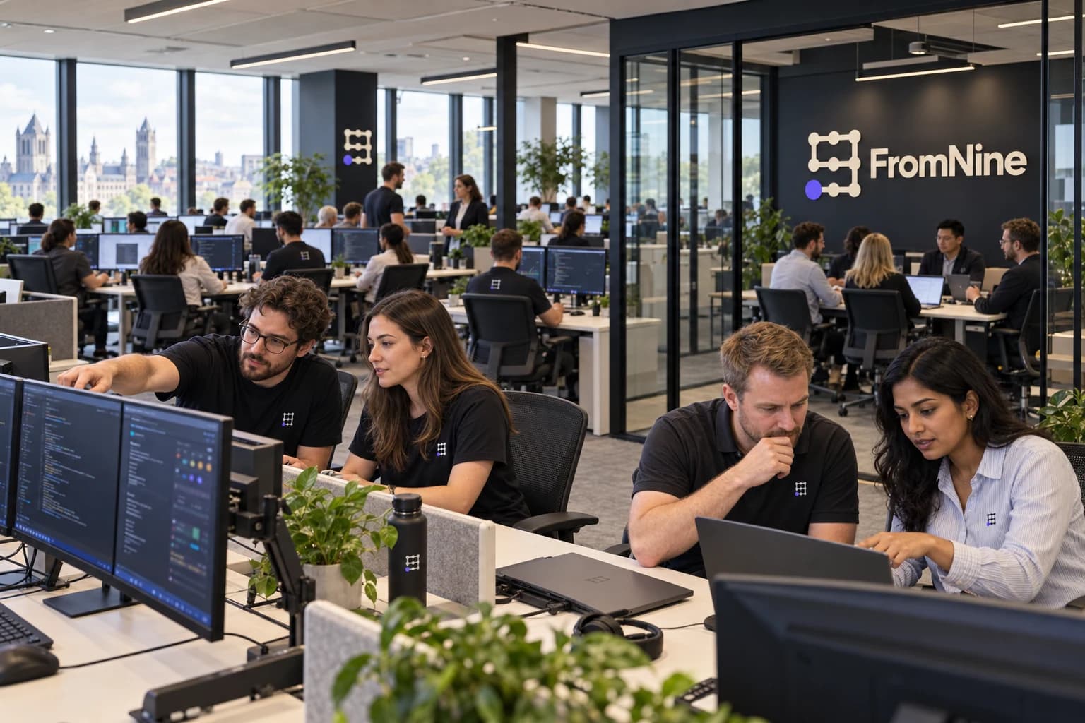 The FromNine innovation and development hub in Ghent